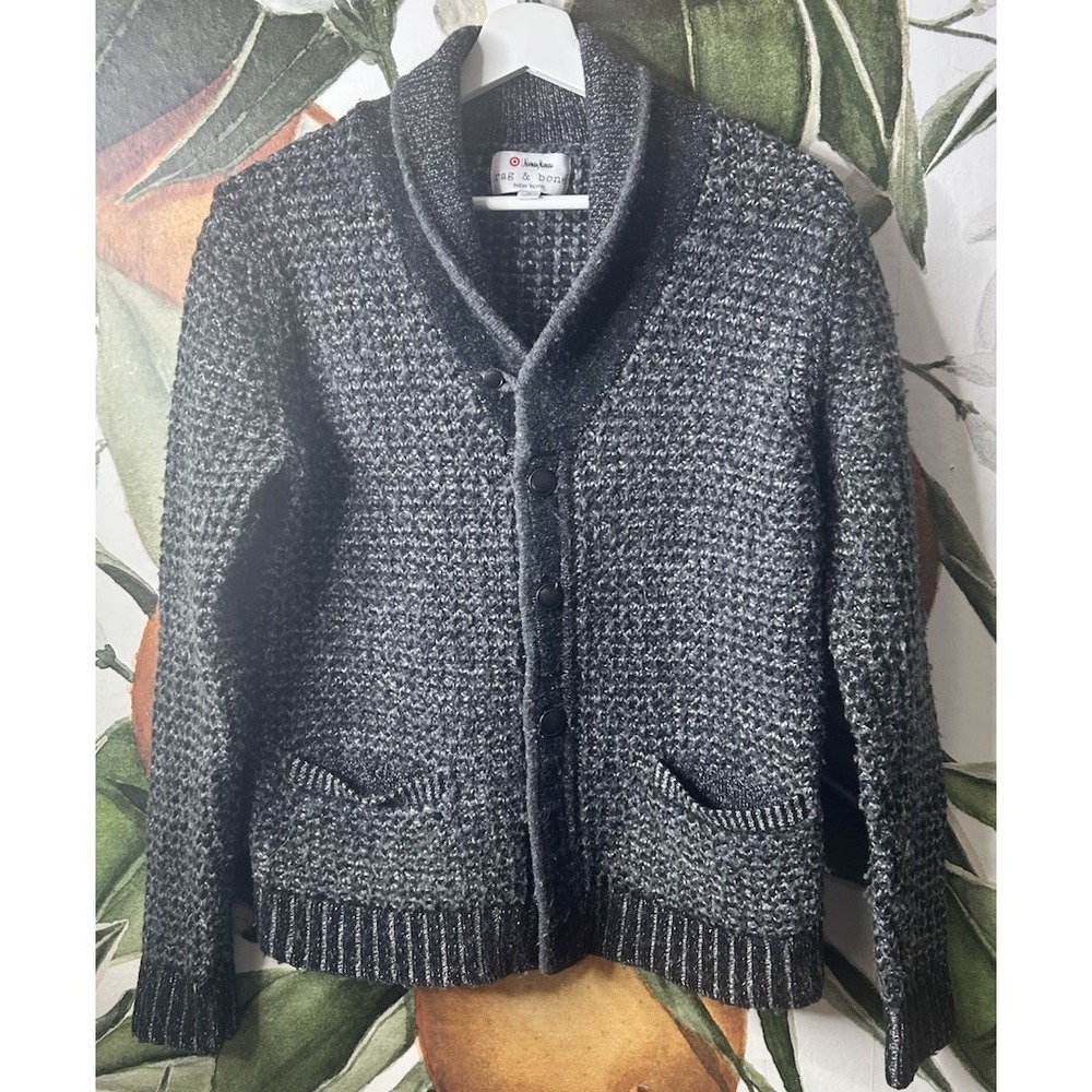 Rag & Bone Neiman Marcus Target Boy's Cardigan Size Medium Black
